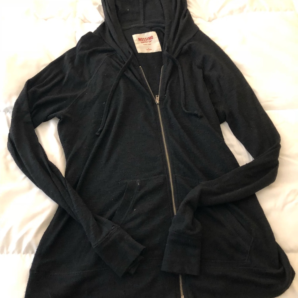 Black hoodie